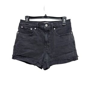 Madewell (Black) High-Rise Denim Shorts Womens 28